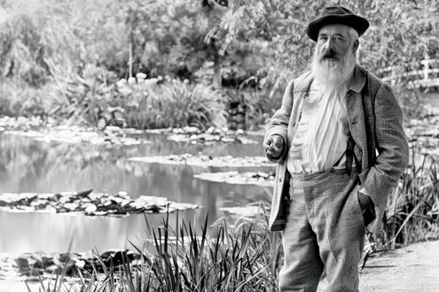 近代化が進む時代を生きたモネ。変わりゆく時代に自身も居を移しながら描き続けた