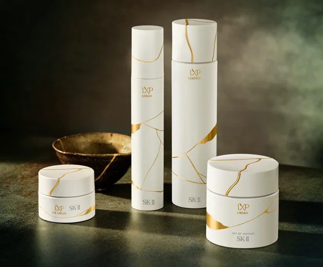 “時”を重んじる金継ぎの技法にインスピレーションを受け、時を味方につける新発想のアプローチで美肌を生み出す「LXP 金継ぎ」シリーズ。