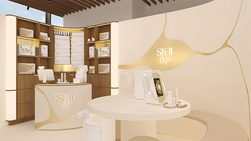 SK-II最高峰ライン「LXP 金継ぎ」の世界を堪能できるポップアップ