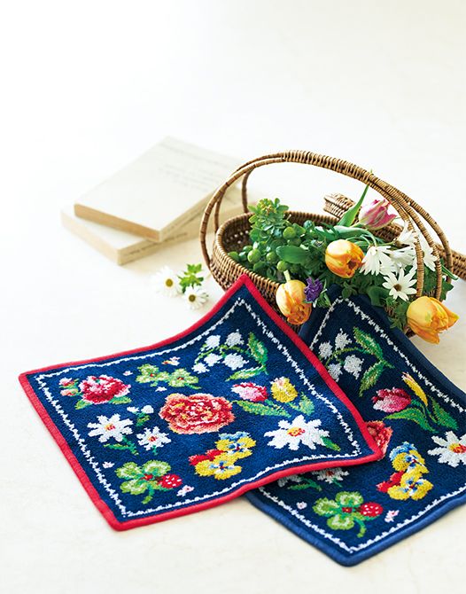 ◉素材：綿100%　◉サイズ：縦25×横25センチ　◉原産国：ドイツ