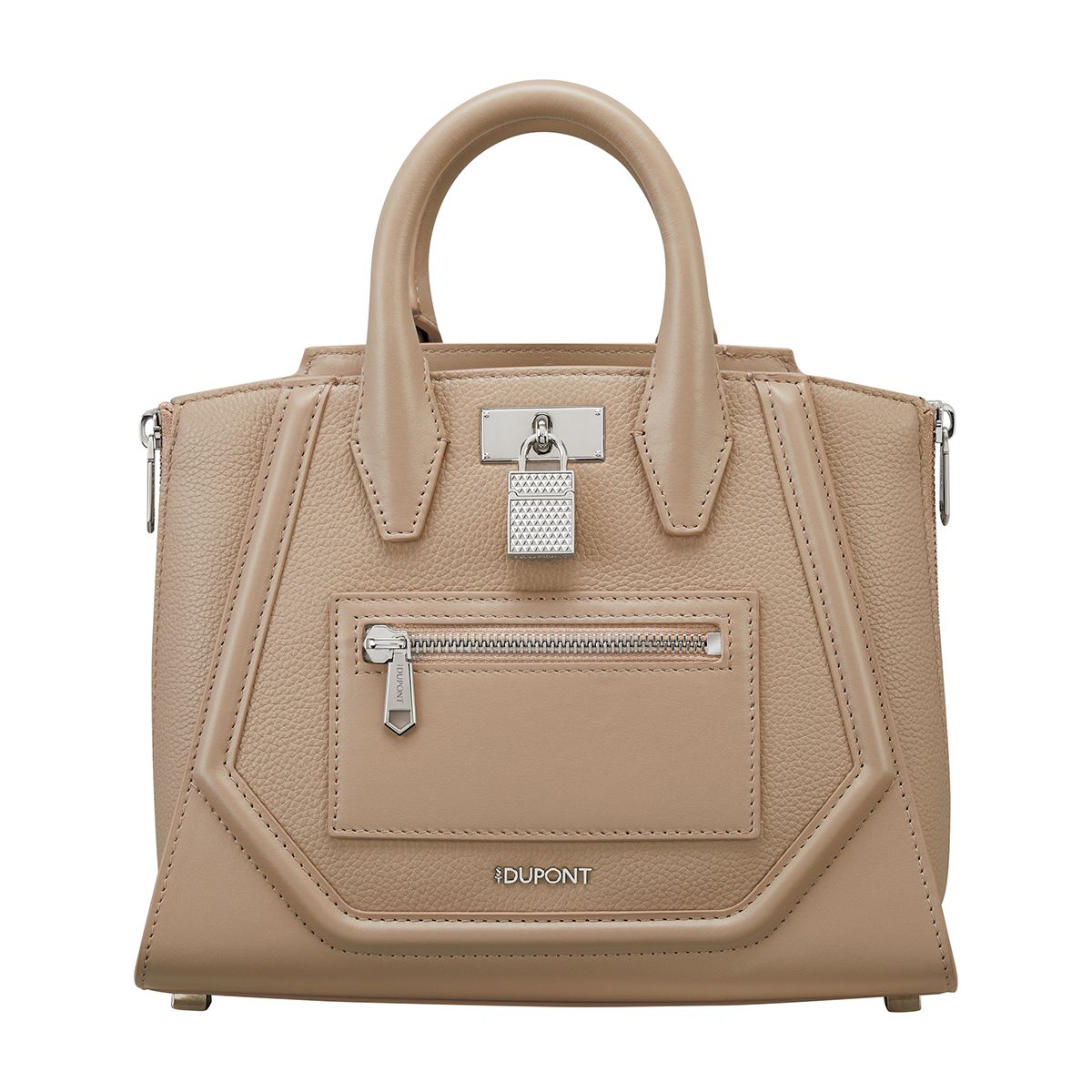 「リヴィエラ」へのオマージュとして製作されたバッグ。「リヴィエラ スモール ベージュ」31万3500円／エス・テー・デュポン（エス・テー・デュポン 銀座フラッグシップ）