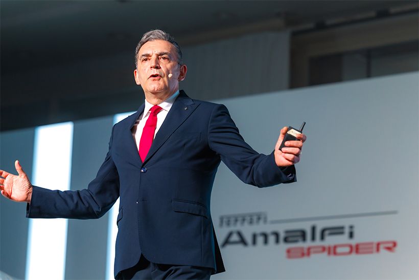 フェラーリ・ジャパン代表取締役社長のドナート・ロマニエッロ氏