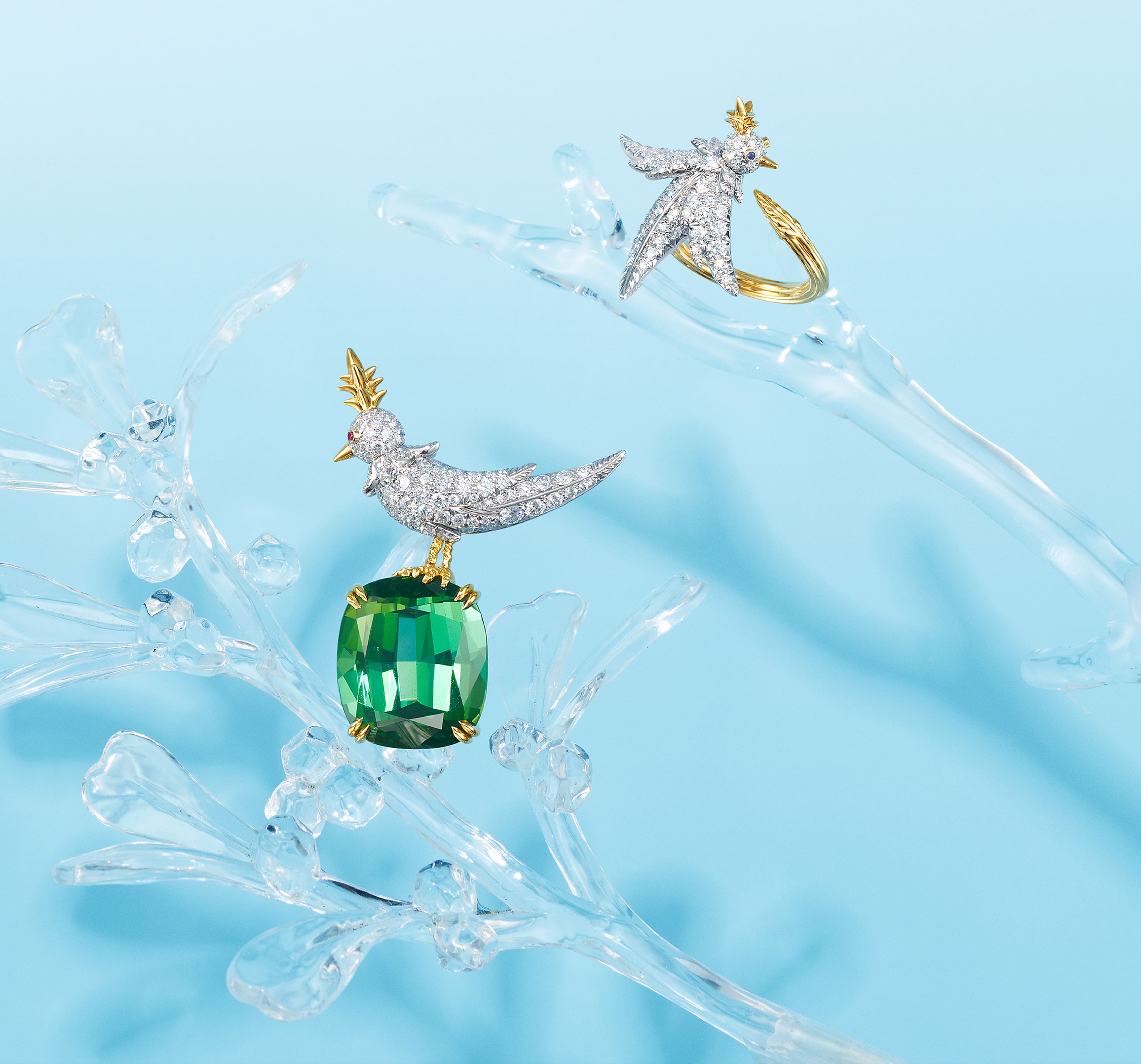 海のカラーパレットから贅沢に宝石を選んで