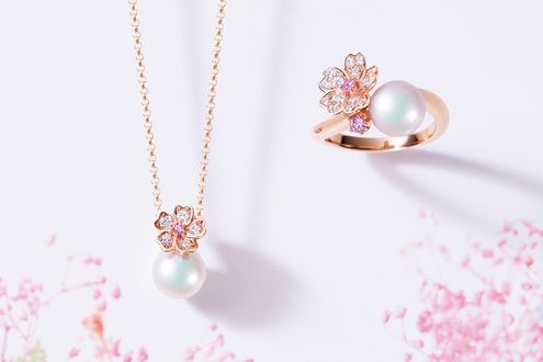 一粒の艶やかなパールとともに。可憐に煌く「ミキモト」新作ジュエリー