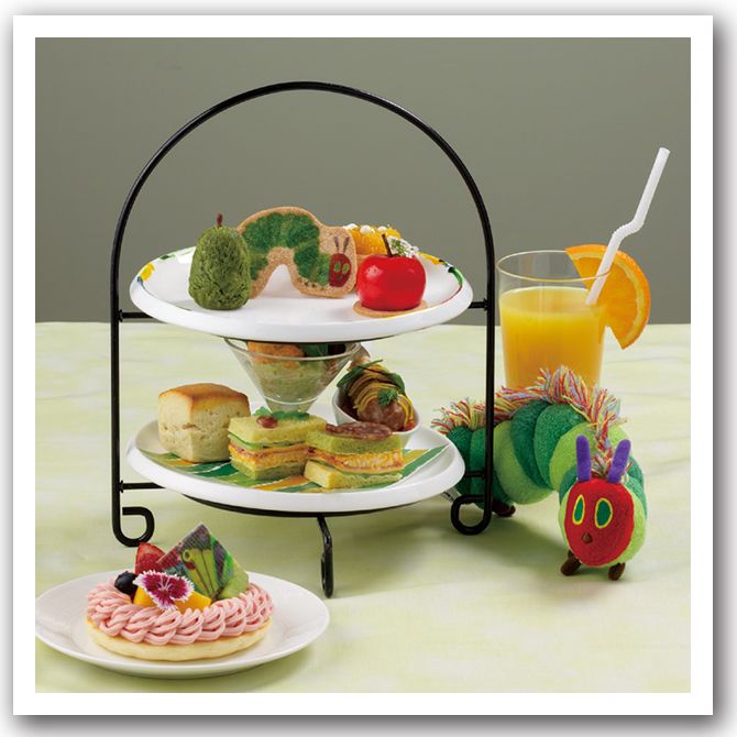 ちょっぴり大人気分♡ “お子様専用のアフタヌーンティーセット” 「はらぺこあおむしアフタヌーンティー ～THE VERY HUNGRY TEA TIME～ for KIDS」