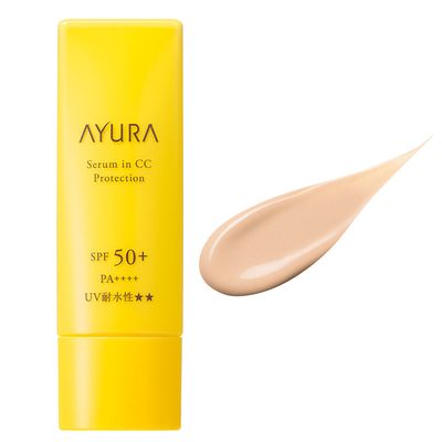 アユーラ セラムインCCプロテクション SPF50+・PA++++・UV耐水性★★ 30g 3300円／アユーラ
