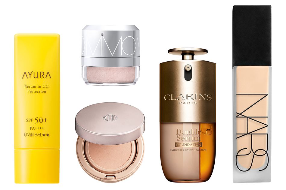 汗や皮脂にも崩れにくく、透明感あふれる自然な美肌を叶えるベースメイク5選