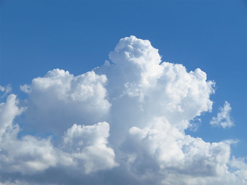 座り雲。写真／荒木健太郎