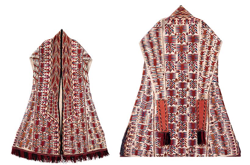 制作：テケ族、トルクメン人19世紀　絹地に絹刺繡、木綿