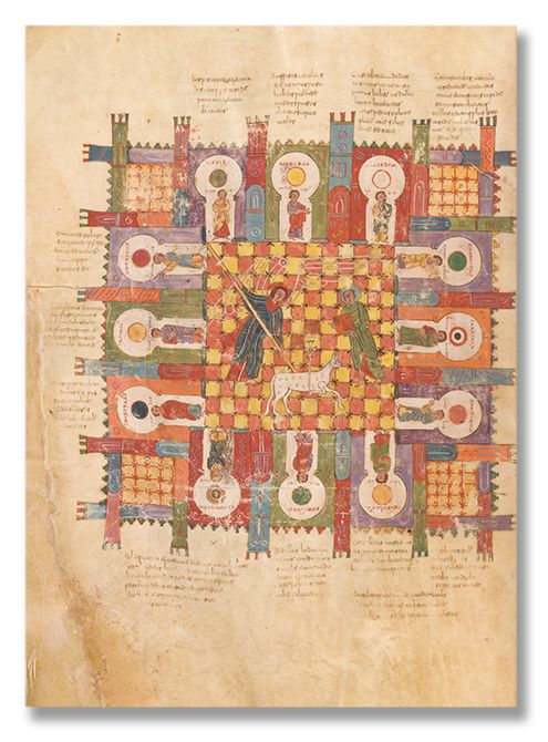 ©The Morgan Library & Museum. MS M.644, fol.222v. Purchased by J.P. Morgan （1867-1943） in 1919.