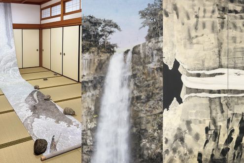 那智大瀧 誌上ギャラリー　勇壮な姿を絵画に落とし込む　川又聡/八木幾朗/榎 俊幸