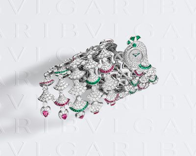 「パヴォーネ ブレスレット ハイエンドウォッチ」©BVLGARI