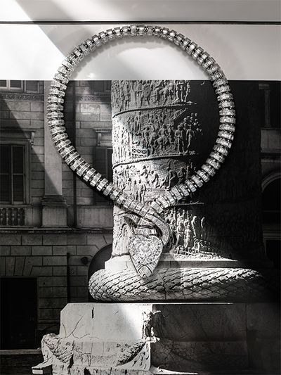 「セルペンティ インペリアル  ハート ネックレス」©BVLGARI