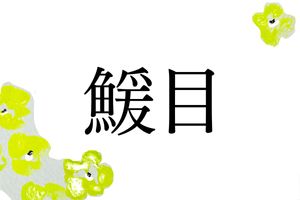 釣り好きの人は読める？難読名字「鰀目」の由来を紹介