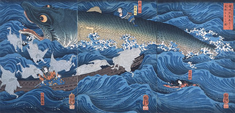 市川鰕蔵の竹村定之進　東洲斎写楽／画　寛政6年（1794）東京都江戸東京博物館蔵