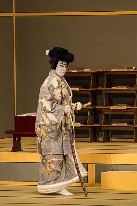 『菅原伝授手習鑑　寺子屋』松王丸（八代目尾上菊五郎）　2025年6月歌舞伎座　©Naruyasu Nabeshima／KATEIGAHO