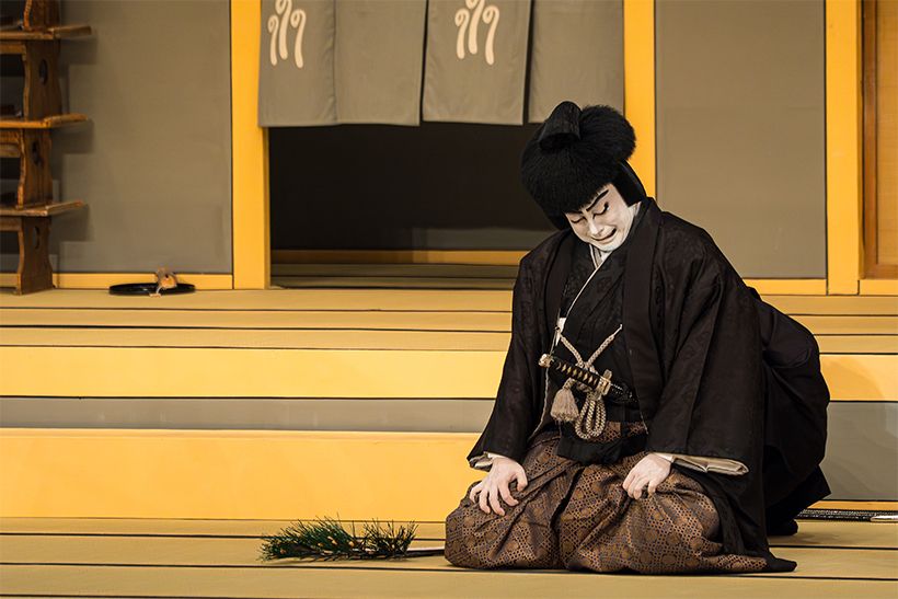 『菅原伝授手習鑑　寺子屋』松王丸（八代目尾上菊五郎）　2025年6月歌舞伎座　©Naruyasu Nabeshima／KATEIGAHO