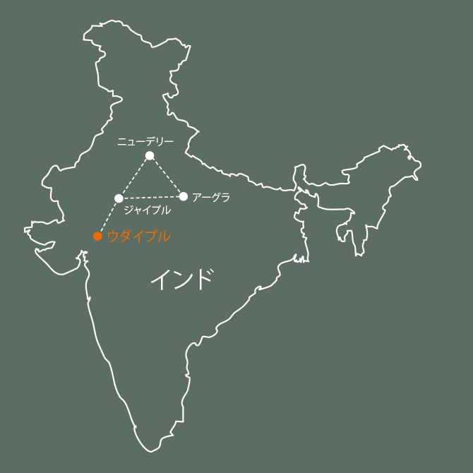 Udaipur(ウダイプル)