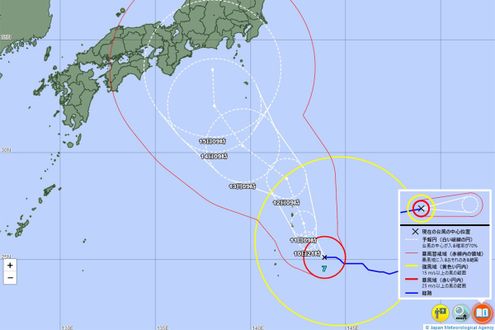 台風の予報円は何を表している？ 知っておきたい台風情報の見方