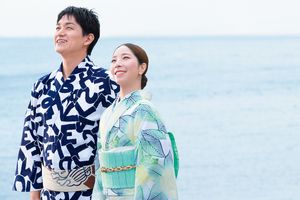 三浦璃来さん＆木原龍一さん──りくりゅうが着こなす、夏のゆかた遊び