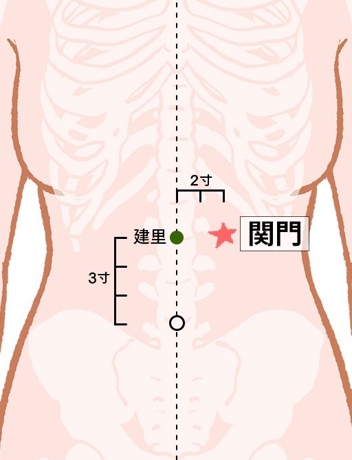 関門（かんもん）：胃経のツボ