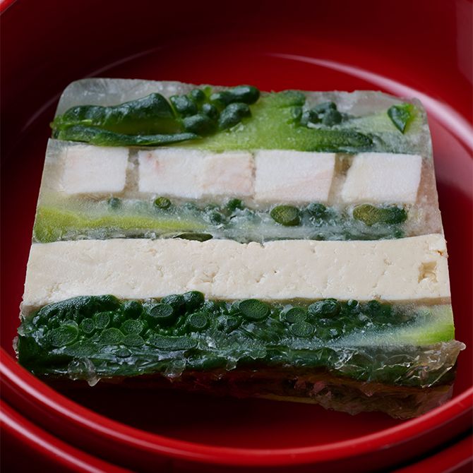 7.ゴーヤー味噌煮のテリーヌ
