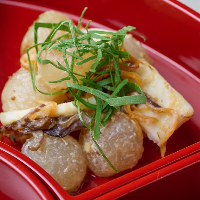 2.冬瓜といかのソテーアジアン仕立て