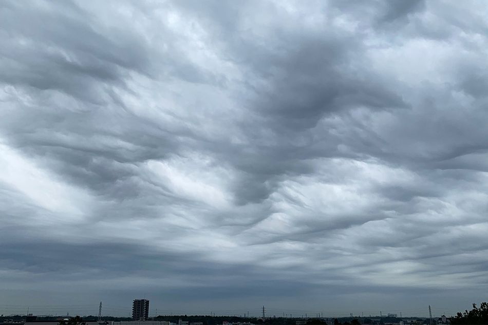 波打つような荒々しさを持つ「うねり雲」。曇天の日は迫力あるこの雲を探してみては