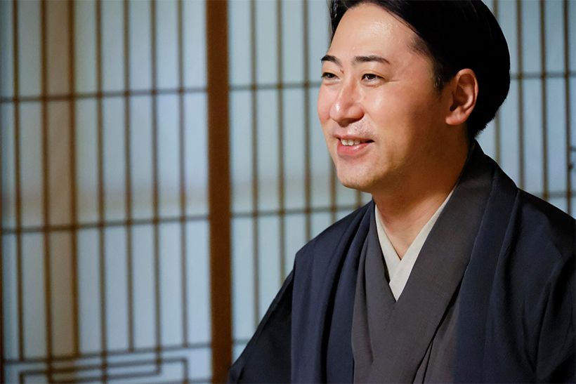 「後⽔尾天皇、徳川秀忠、徳川家光がともに舞を舞う場⾯を設けています。公家と武家が⼼を⼀つにした『⽂武和合』を象徴する場⾯として描いています。」（林さん）