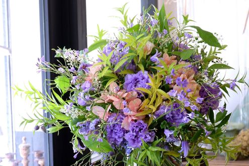 8月の贈り花　「信州片桐花卉園」育ちのしゃれた草花で 目に涼やかな贈り物を