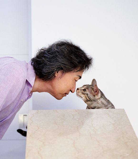 見つめ合う幸せなひととき。