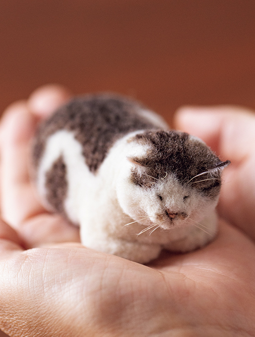 作家が生み出す愛おしい“猫”たち 羊毛フェルト作家 MEBARUさん