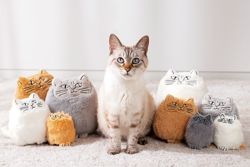 暮らしを彩る猫モチーフのグッズたち　ふわふわ・もふもふ リアルな毛並を再現した逸品も