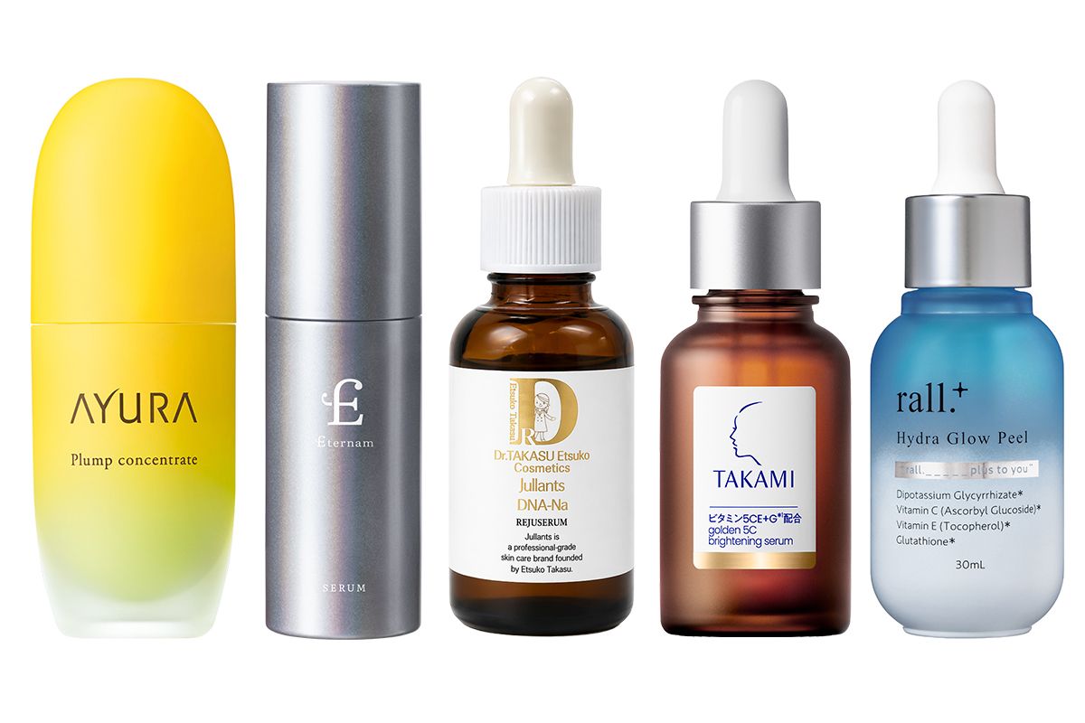 高い技術力と安全性が魅力。肌にハリ、きめ、透明感をもたらす日本製の美容液5選