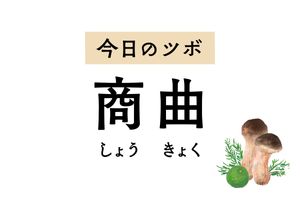 お腹のしこりやへその痛み、胃痛に用いる「商曲」。ツボ名は古代の音階に由来