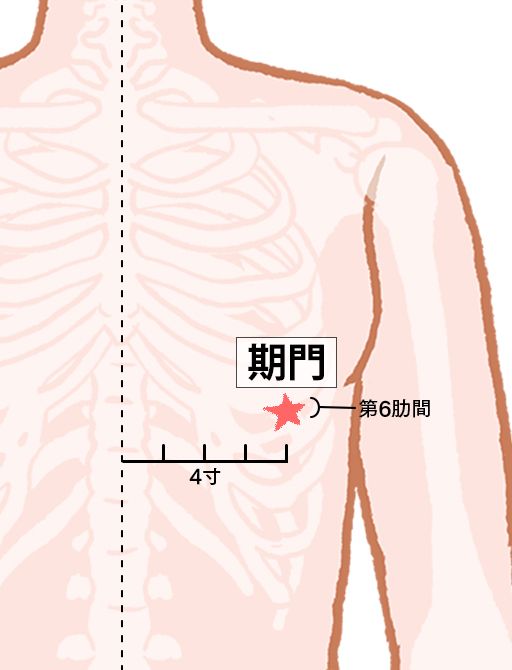 期門（きもん）：肝経のツボ