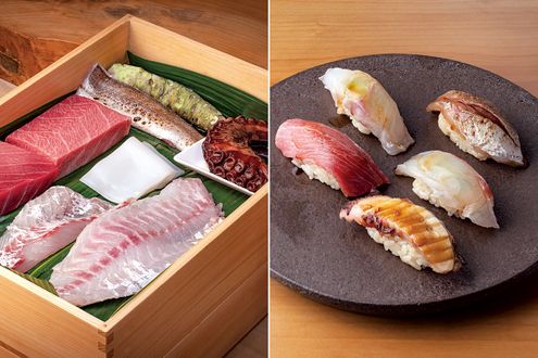 北九州の鮨の実力をゆったりと味わえる「鮨 氣処」　江戸前の技と心を地魚の一かんに宿して