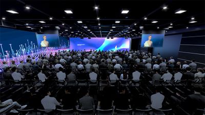 「東京ミッドタウン日比谷 ホール」完成イメージ。