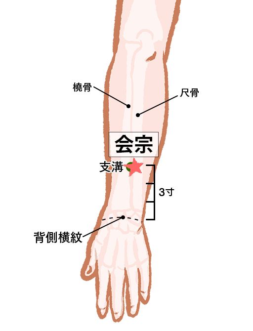 会宗（えそう）：三焦経のツボ