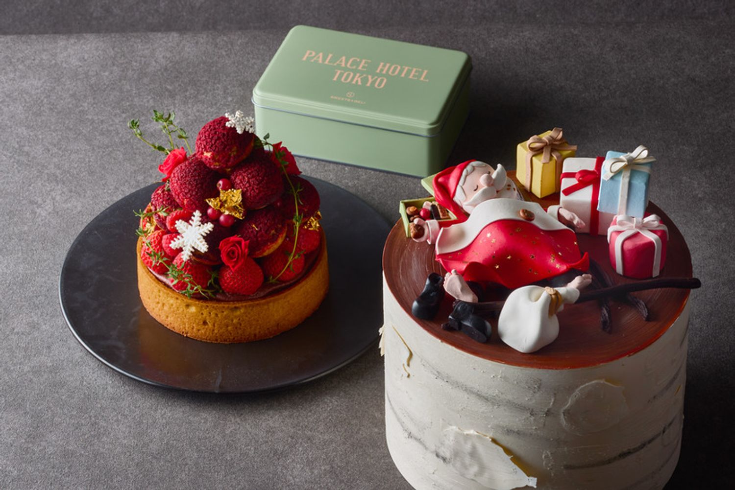 「ペール ノエル オゥ ルポ」35,000円　ケーキ直径15cm／外側直径20×高さ24.5cm　※限定25台