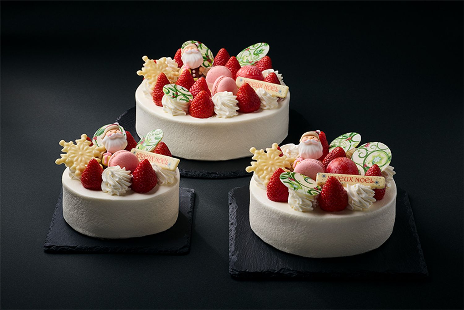 「クリスマスショートケーキ」 直径12cm　6,156円／ 直径15cm　7,560円／直径18cm　9,612円