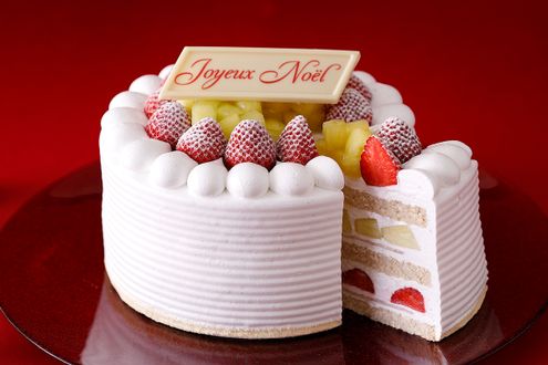「ホテルニューオータニ」の2026年クリスマスケーキ　苺とメロンを贅沢に味わう「エクストラスーパーダブルショートケーキ」