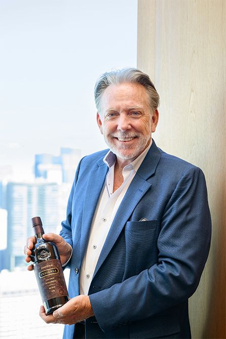 ジョセフ・フェルプス・ヴィンヤードのCEOを務めるデイヴィッド・ピアソン氏。かつてオーパス・ワンのCEOを務めた経歴を持つ。