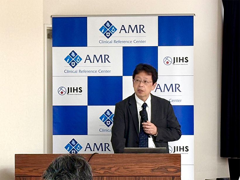 「日本を含む世界中で抗菌薬不足も問題になっている」と話す大曲先生。