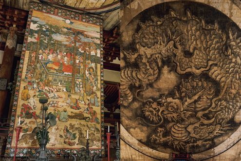 開創700年 大徳寺──非公開の至宝を訪ねて（3）仏涅槃図と雲竜図　禅の美を今に伝える仏教絵画