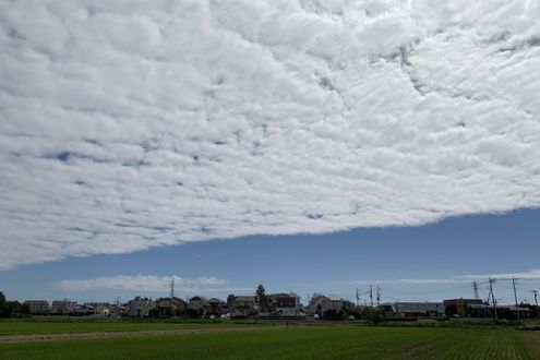 「空の境界線」を見たことはありますか？ 青空と雲がくっきり分かれる仕組み
