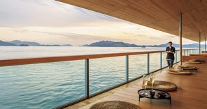 瀬戸内の美しい風景が部屋と一体に！日本家屋を想起させるクルーズ船「ガンツウ」