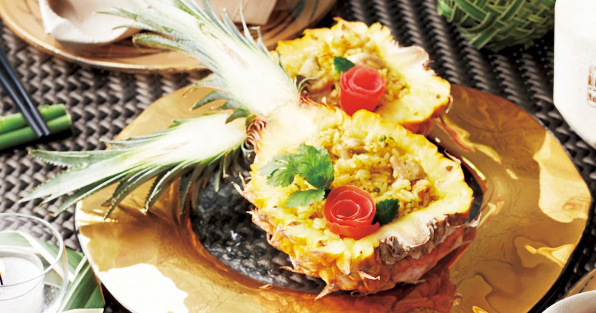 宮澤奈々 センスが光るおもてなしレシピ「パイナップルチャーハン」