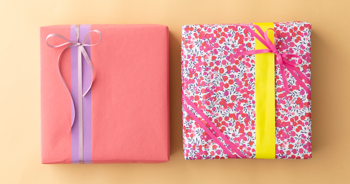 簡単大人ラッピング】キャラメル包みをバイカラー（2色）にアレンジ