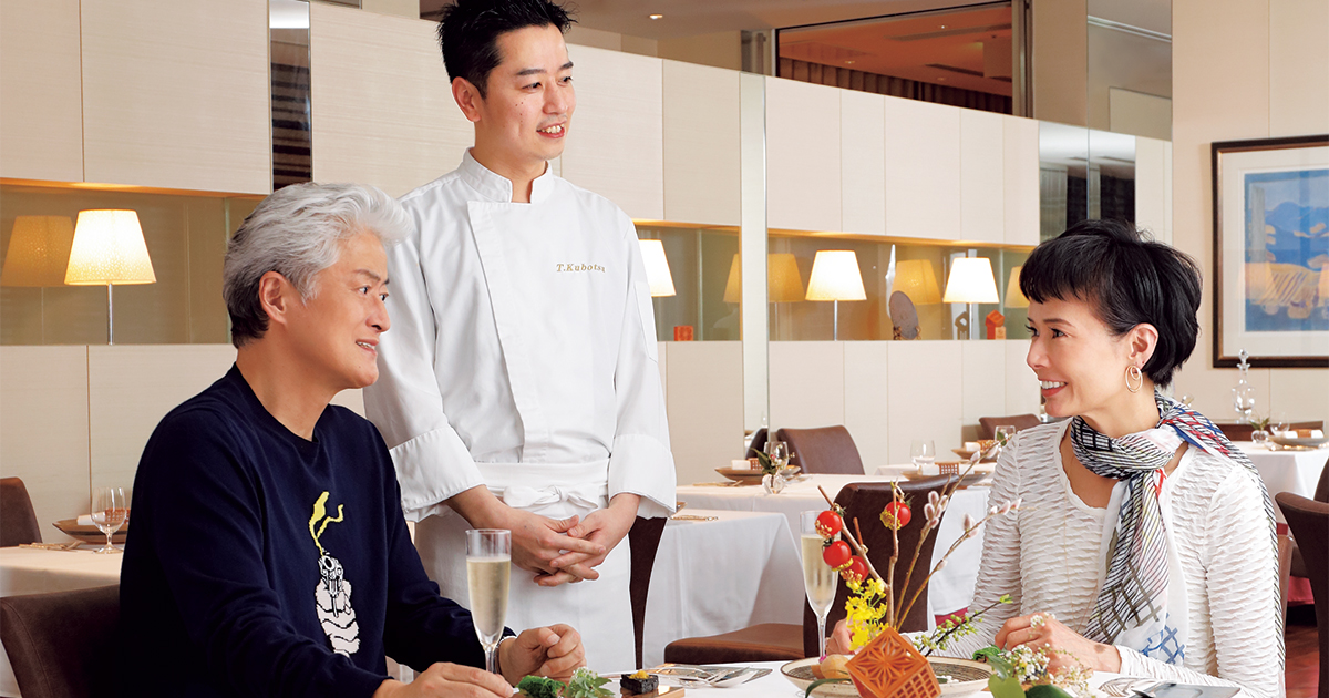 陣内孝則さん･恵理子さんご夫婦と福岡･天神で話題の「リストランテKubotsu」へ